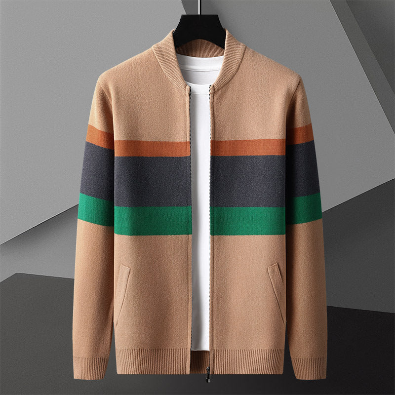Gilet Homme Tricoté – Pull / Veste Printemps et Automne