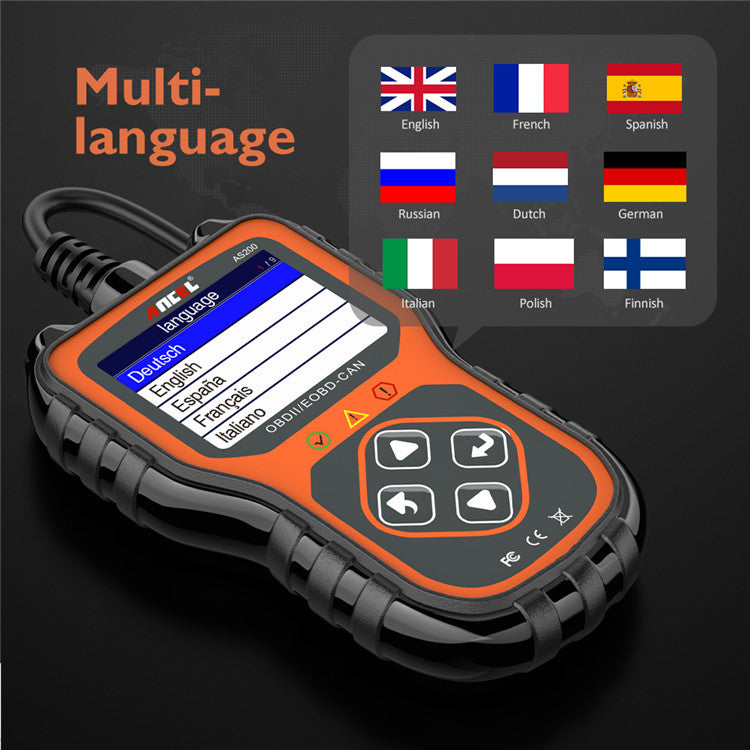 🚗 Scanner OBD2  Outil de diagnostic moteur voiture 🌐