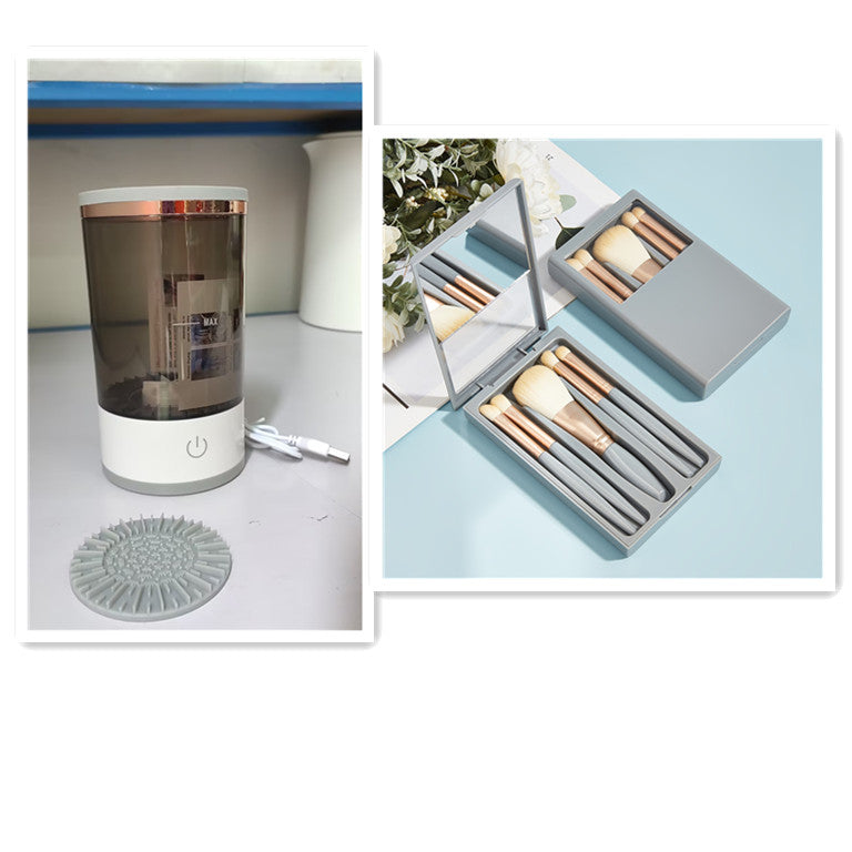 ✨ Nettoyeur de pinceaux maquillage électrique portable ✨