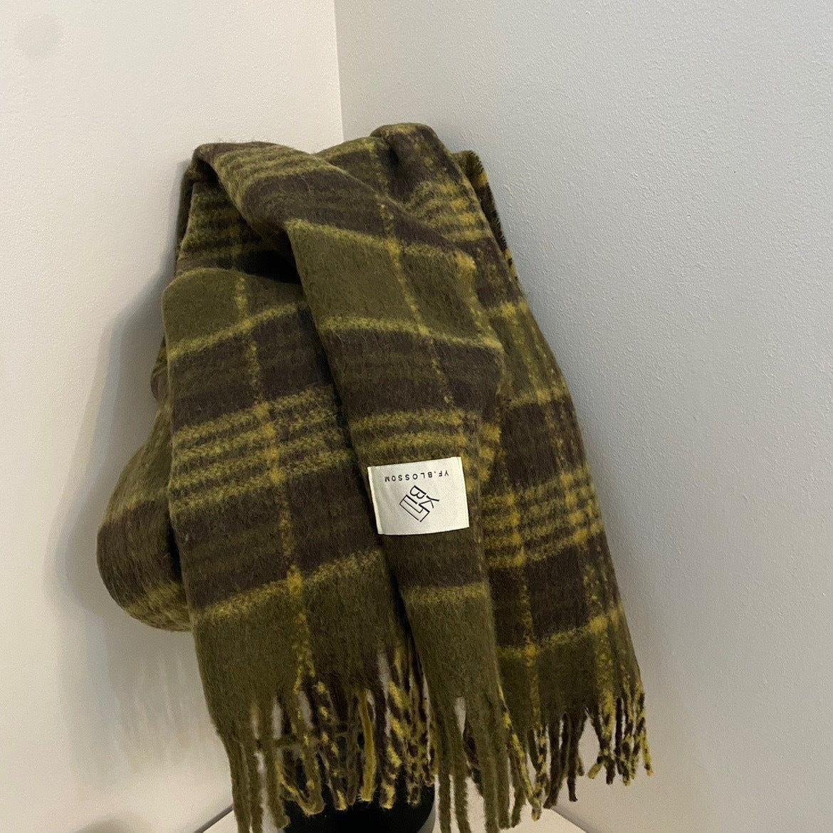 Snood Femme en Mohair – Style Long à Motif