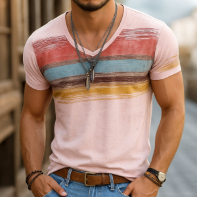 T-Shirt Homme à Manches Courtes