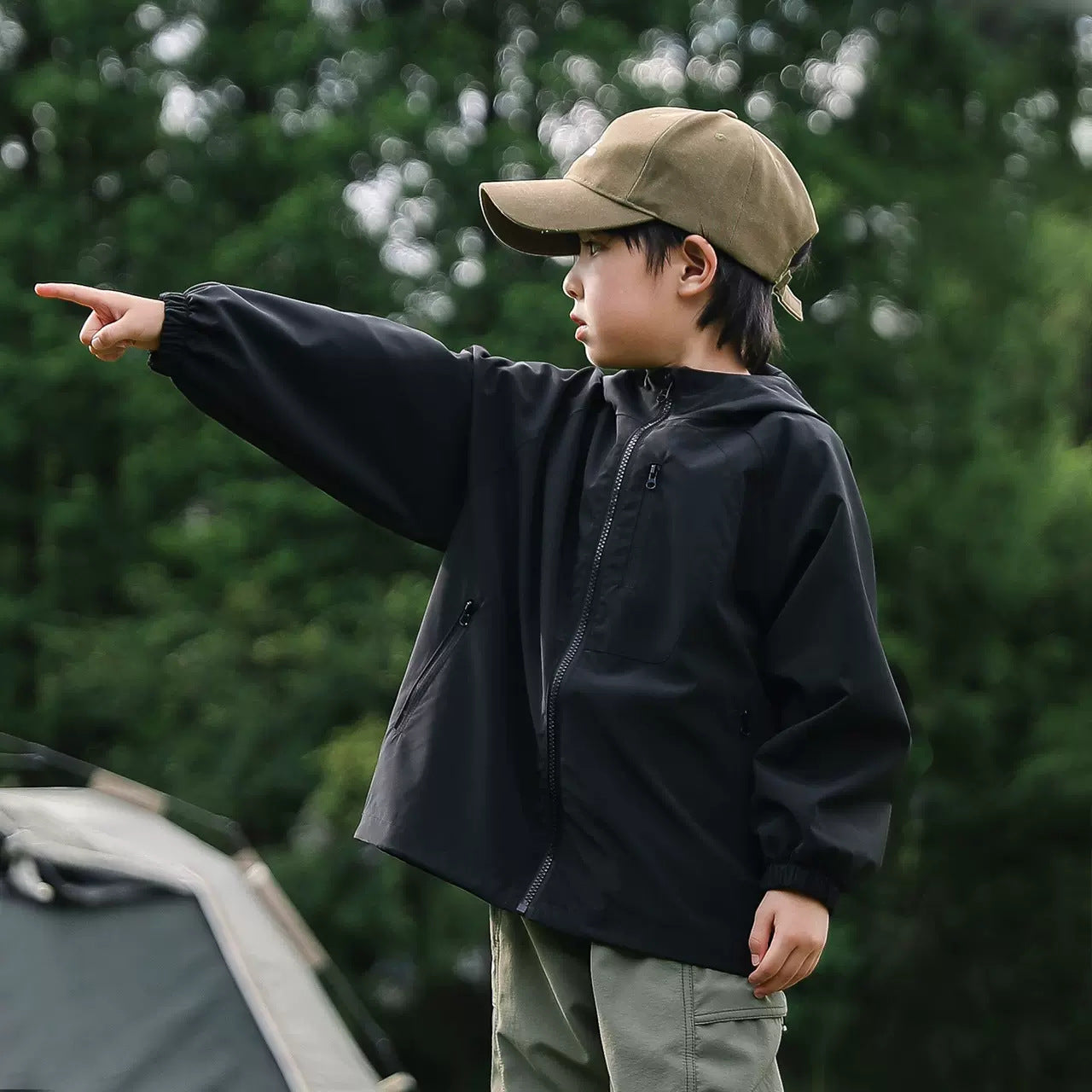 Veste à Capuche Coupe-Vent – Enfants