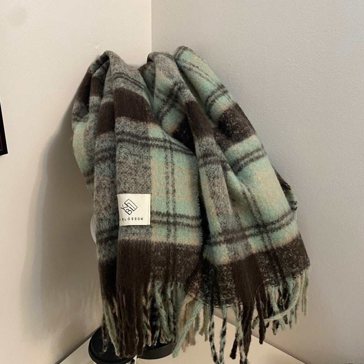 Snood Femme en Mohair – Style Long à Motif